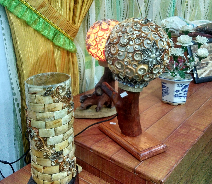 Uniknya Kerajinan dari Kulit Kerang Ombak Art